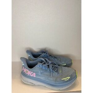 Hoka SOLD.        9 Womens Running Shoes Blue Pink Lime Green Sneakers Size 7 B